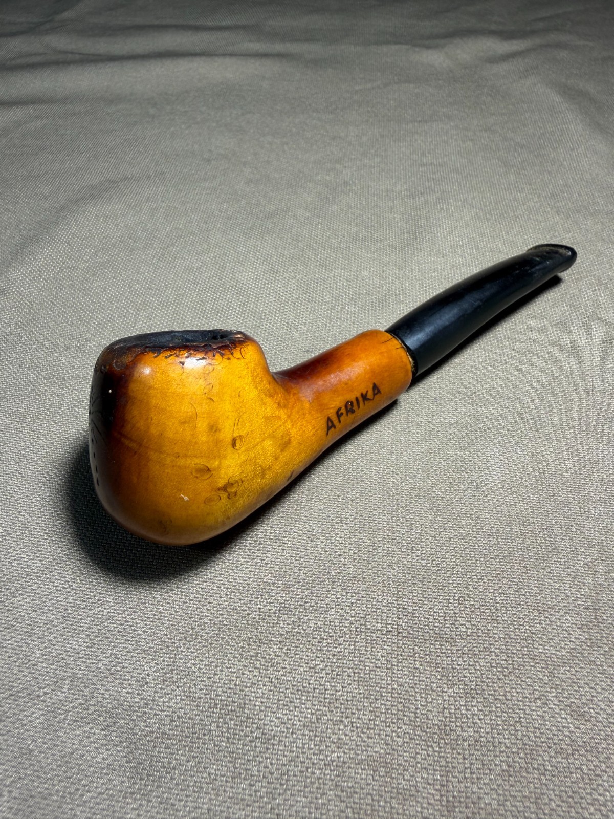 WW2. German officer's pipe. WWII.