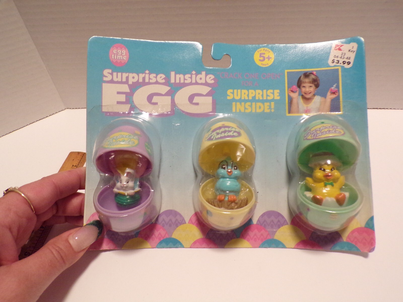 VTG New Old Stock 3 Easter Egg Surprises