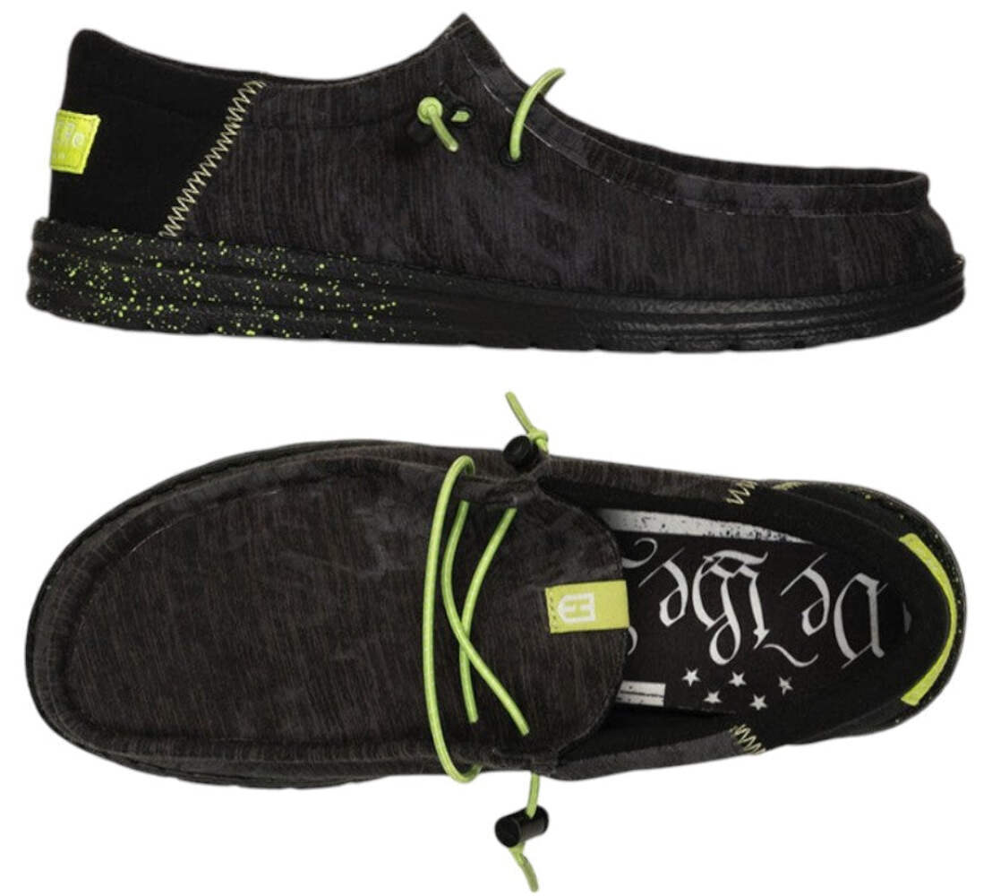 Howitzer Unisex Slip-On Shoes Sneakers with Camo Print Roam Blackout