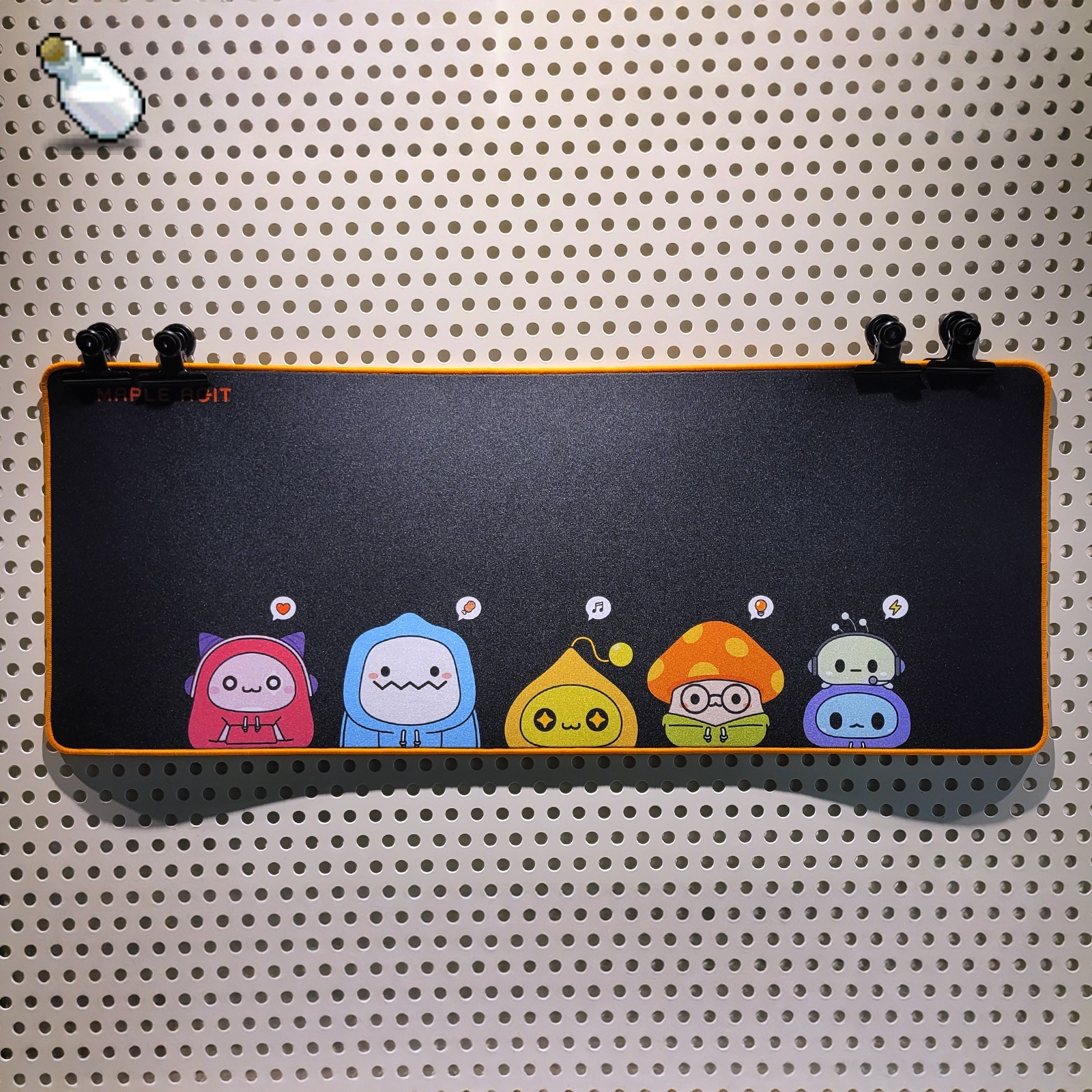 MapleStory MAPLE AGIT Large Mouse Pad Desk Mat MAPLE FRIENDS