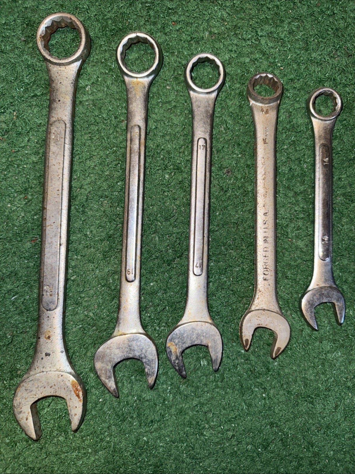 Combination Wrench Set Metric Mixed 10 pc