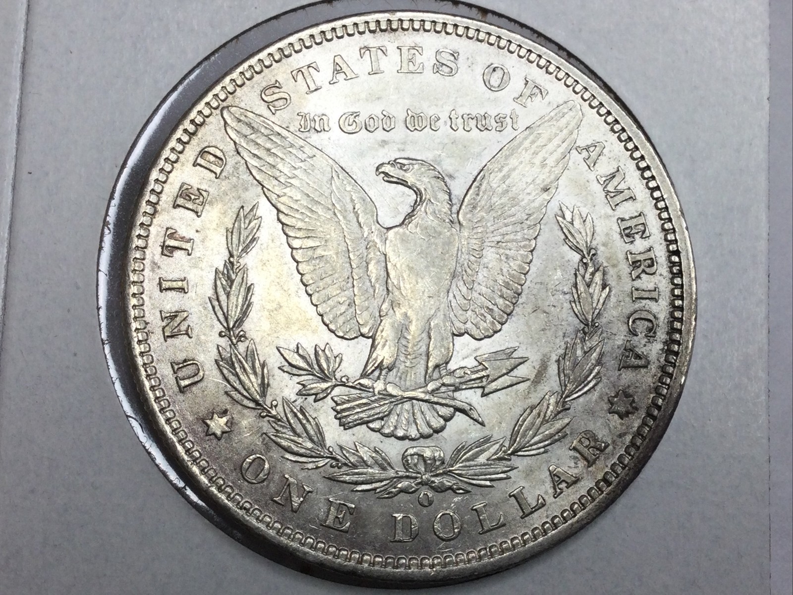 1889-O Morgan Dollar in slider uncirculated