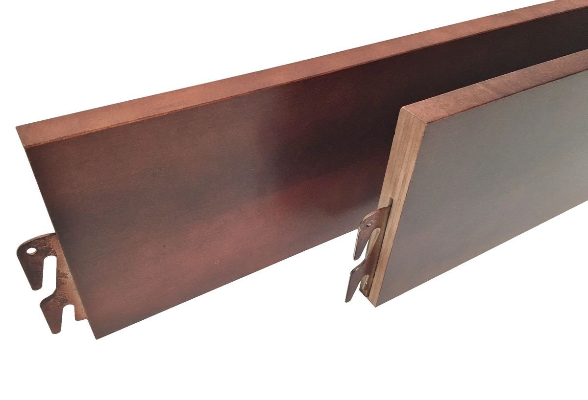 Wood Bed Rails – Cherry Finish - Hook-on - Twin, Full, Queen, King, Cal King