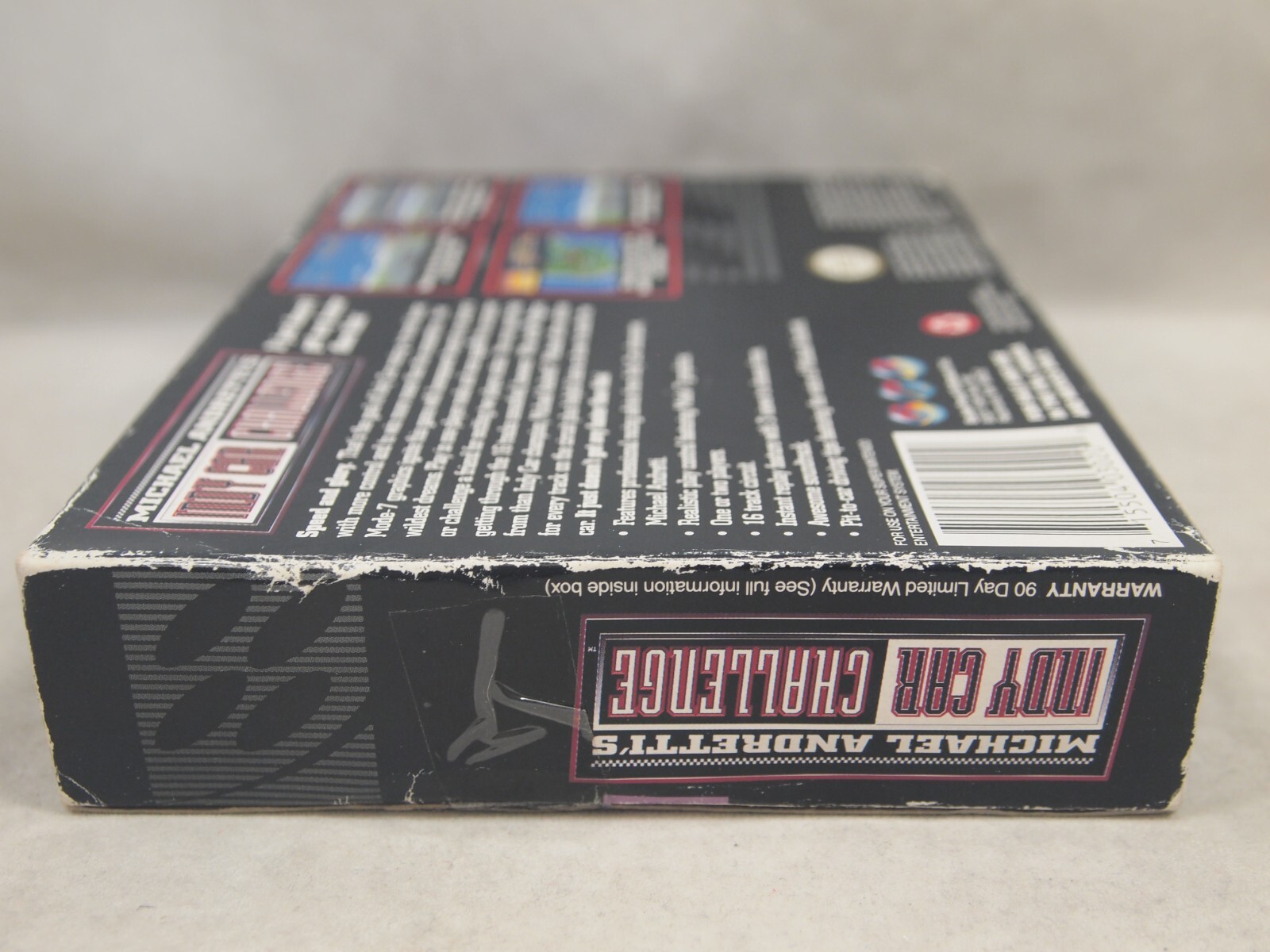 Michael Andretti's Indy Car Challenge (Super Nintendo | SNES) Authentic BOX ONLY