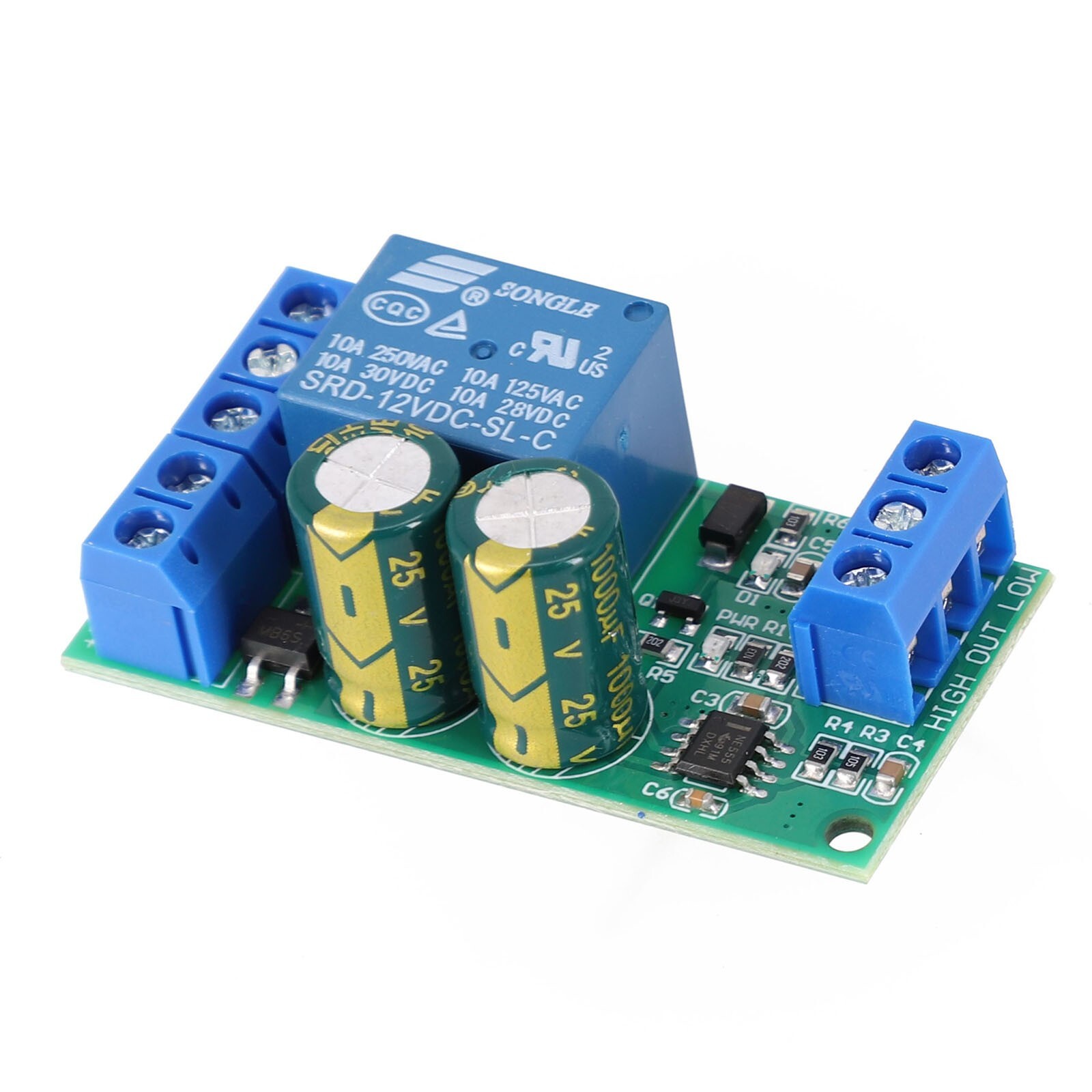 12V water level automatic control liquid level sensor switch control relay board