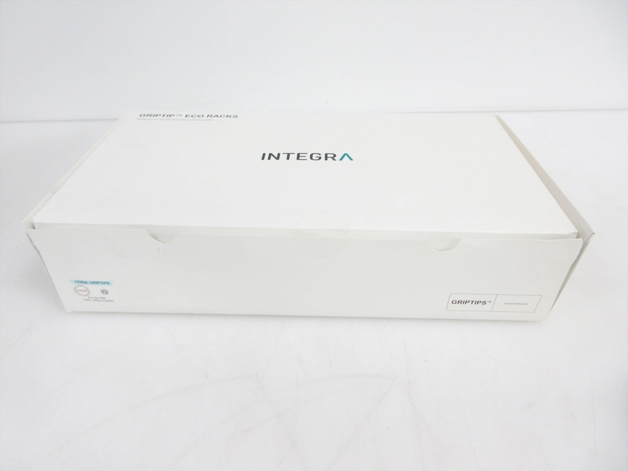 BOX INTEGRA 3444 1250 uL 10 ECO RACKS 96 TIPS GRIPTIPS STERILE PIPETTE