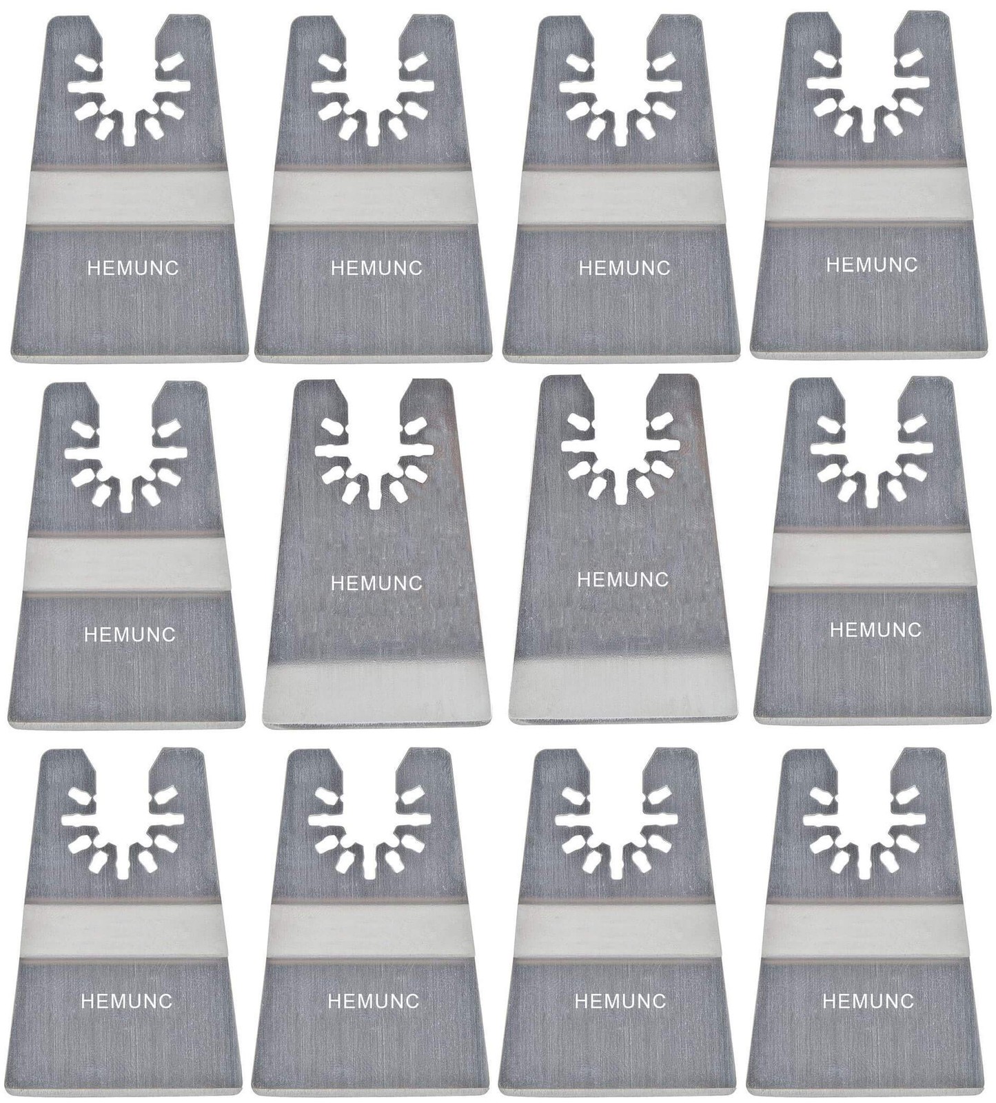 Oscillating Tool Scraper Blades Set, Include 12-Rigid & Flexible, SILVER