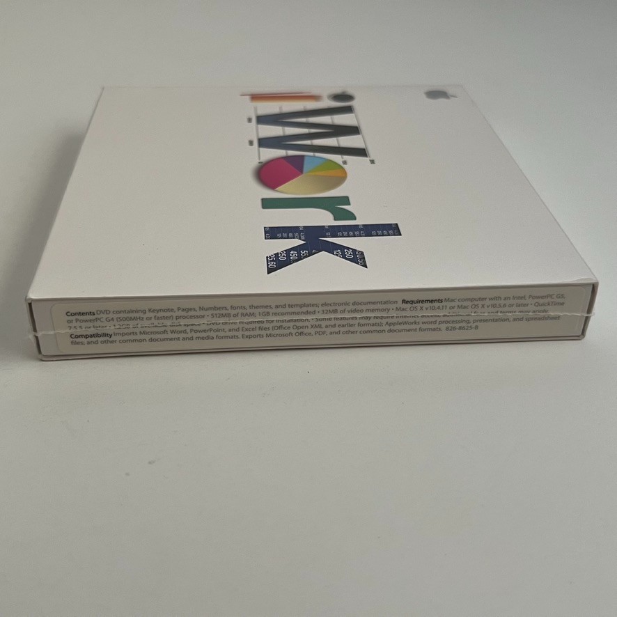 Apple iWork '09 (Retail) - Full Version for Mac MB942Z/A - Sealed