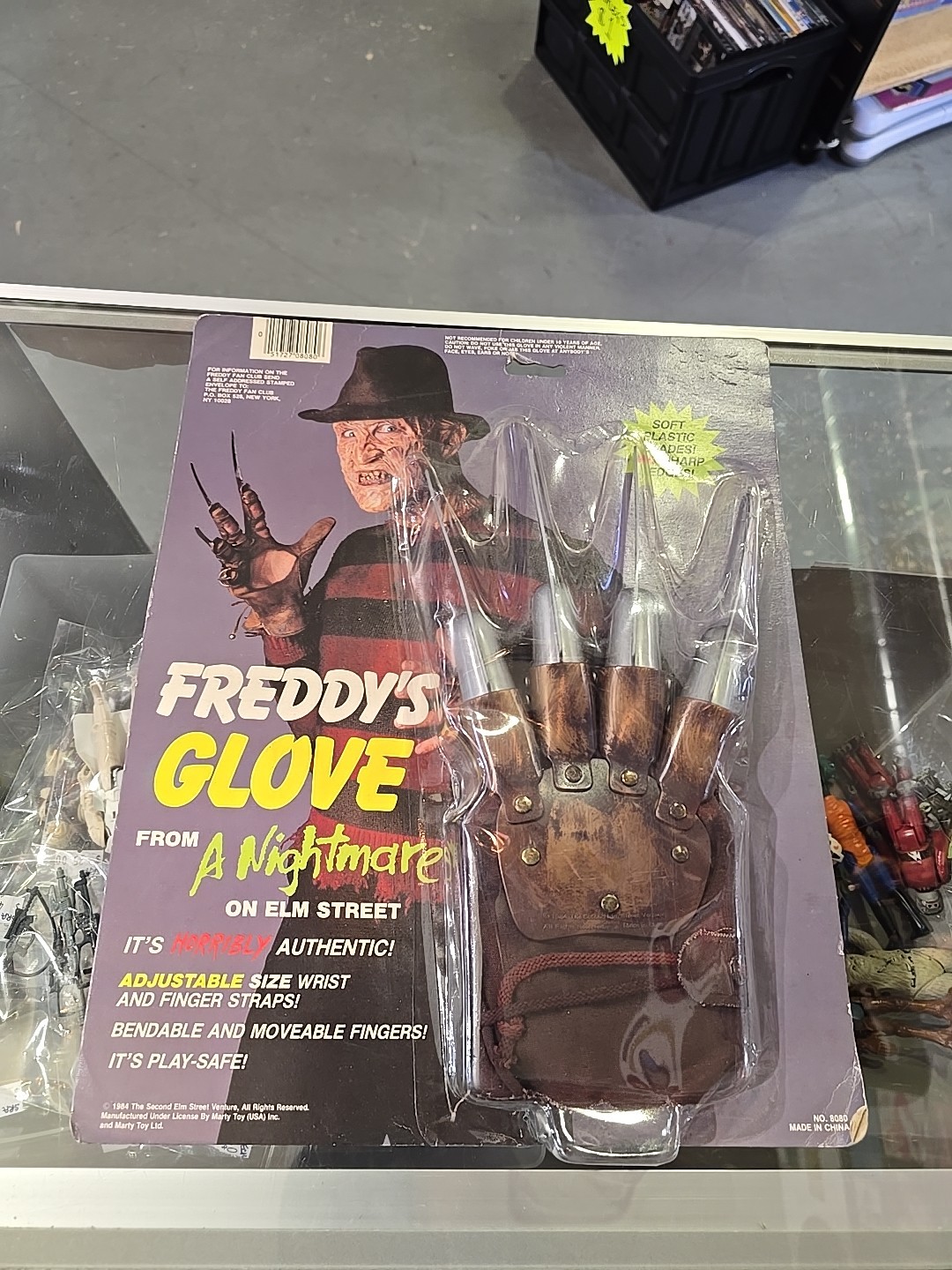 Vintage 1984 Marty Toy Freddy's Glove Nightmare on Elm Street Prop Replica New