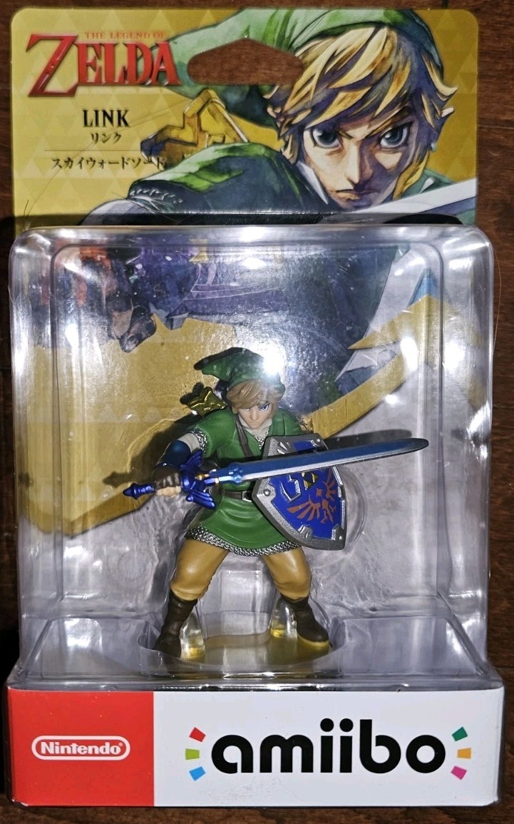 Nintendo Legend of Zelda Skyward Sword Link Amiibo Sealed NEW Tears Kingdom