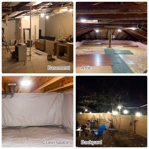 Construction String Lights: 100W Led Construction String Lights with 10 100FT