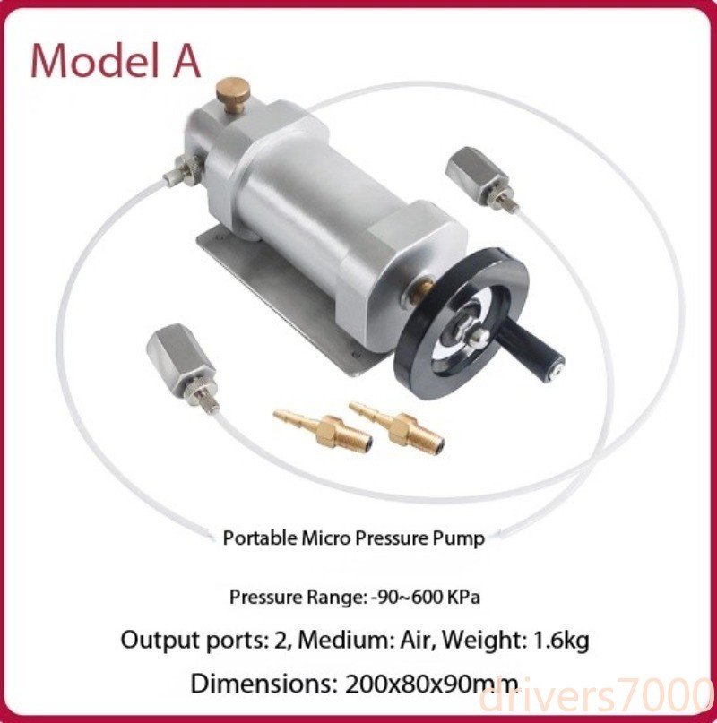 Handheld Air Pressure Pump, Vacuum Calibration Bench Pressure Gauge Sensor