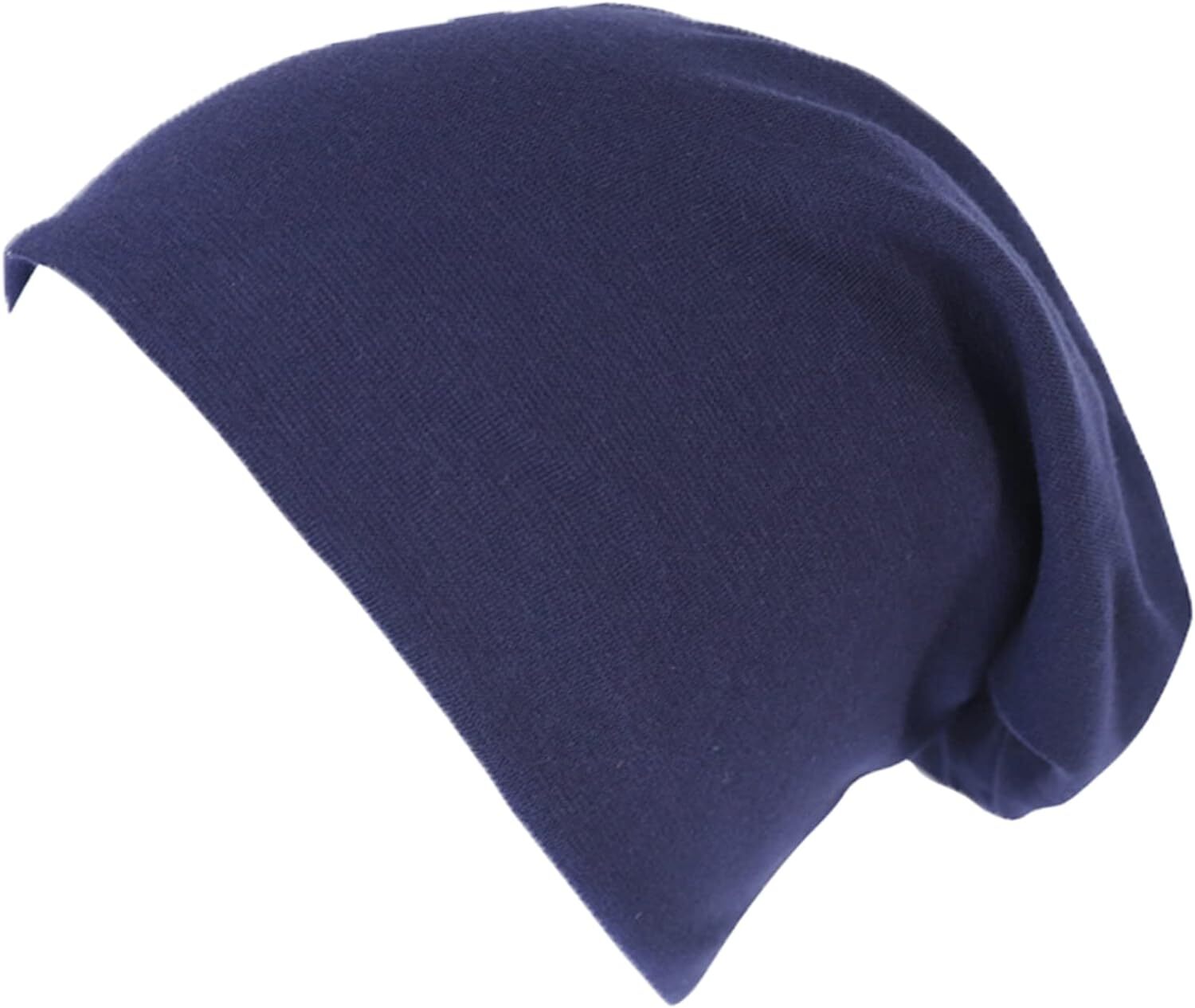 UTTPLL Unisex Baggy Cotton Beanies Lightweight Hip-Hop Soft One Size, Navy