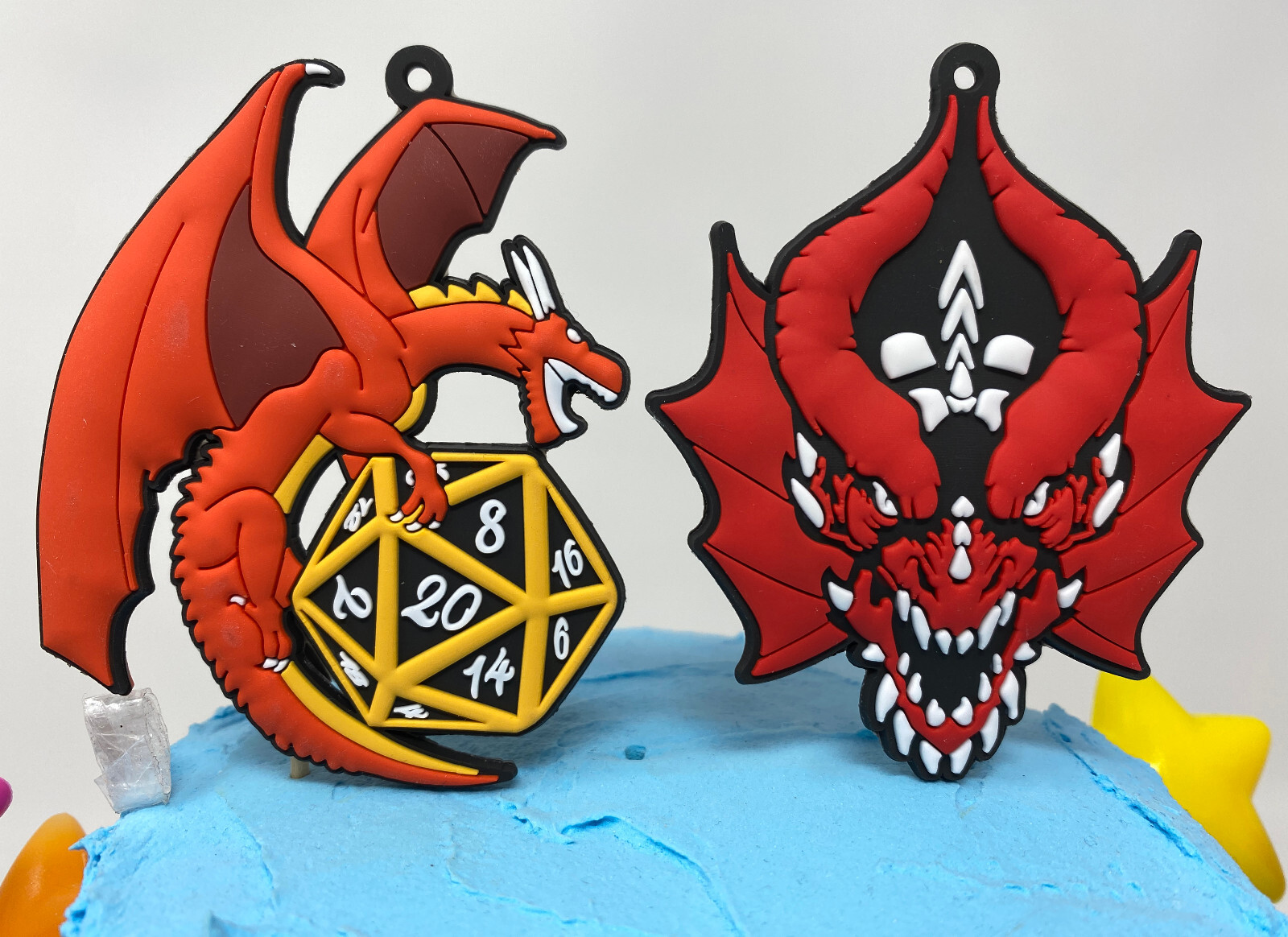 D&D Dungeons and Dragons Birthday Cake Toppers Set New