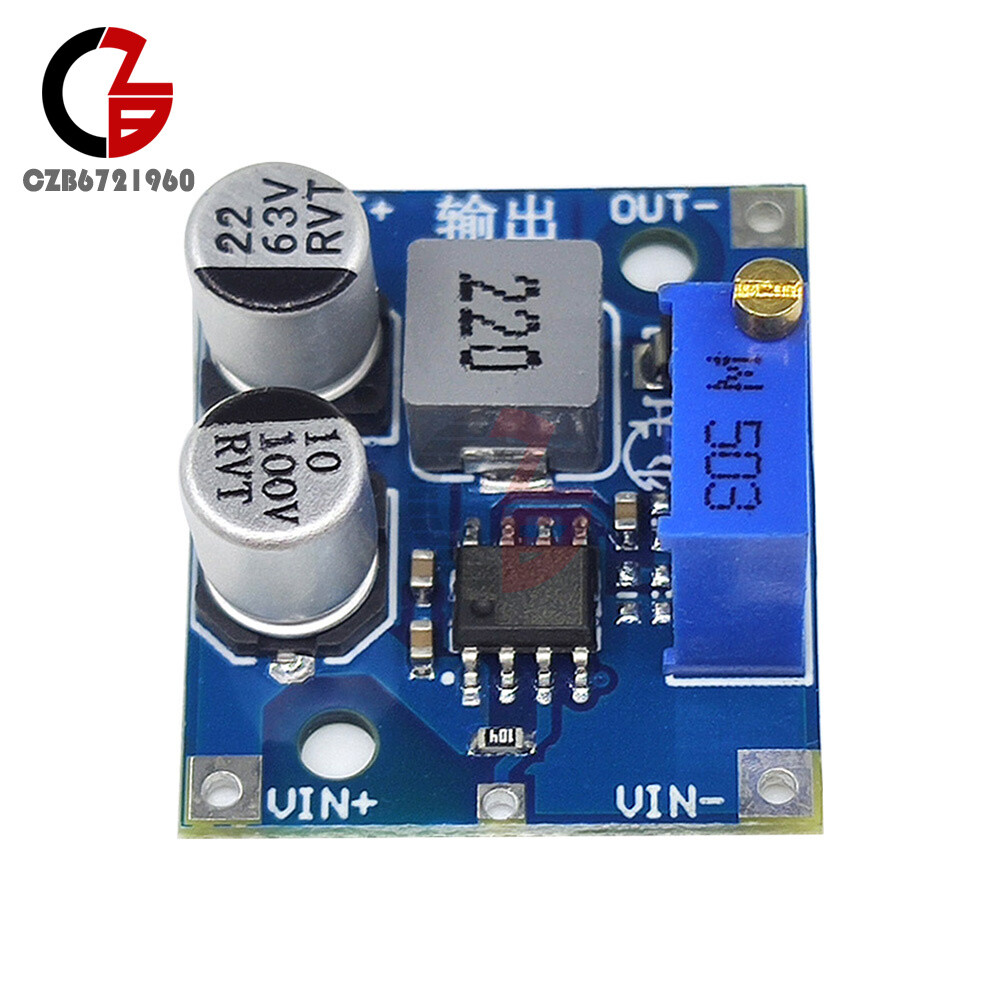 Mini DC-DC Step-Down Power Module Buck Converter 5-80V to1-62V Adjustable 1.5A
