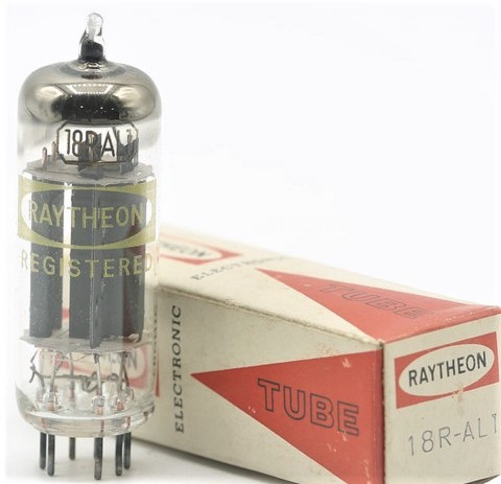 18R-AL1 TUBE RAYTHEON NIB NO TEST BOXED VINTAGE COMMERCIAL SURPLUS