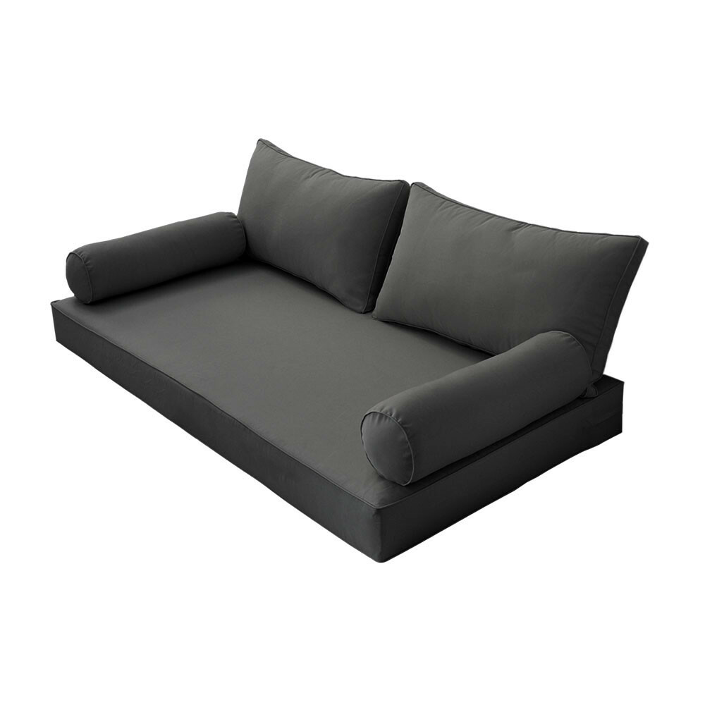 |COVER ONLY| Style 2 Crib Piped Trim Daybed Mattress Bolster Pillow Covers AD003