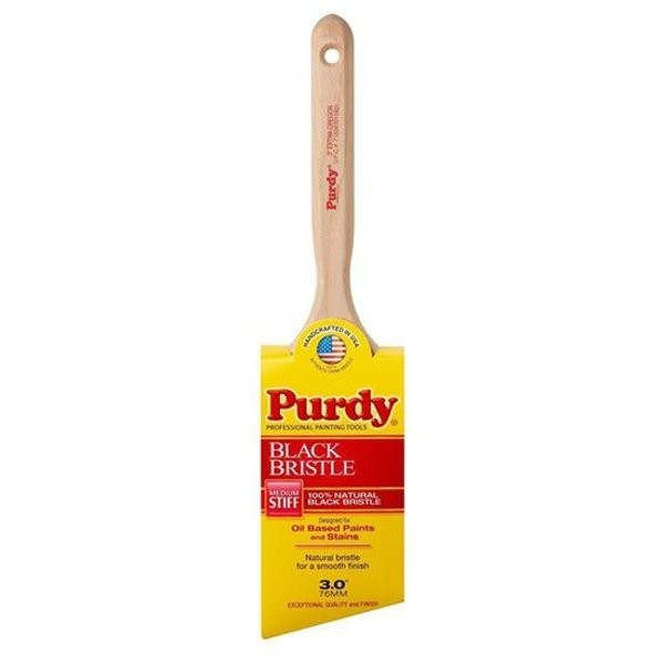 Genuine Purdy Black Bristle Extra Oregon Angular 3" Paint Brush 144116030