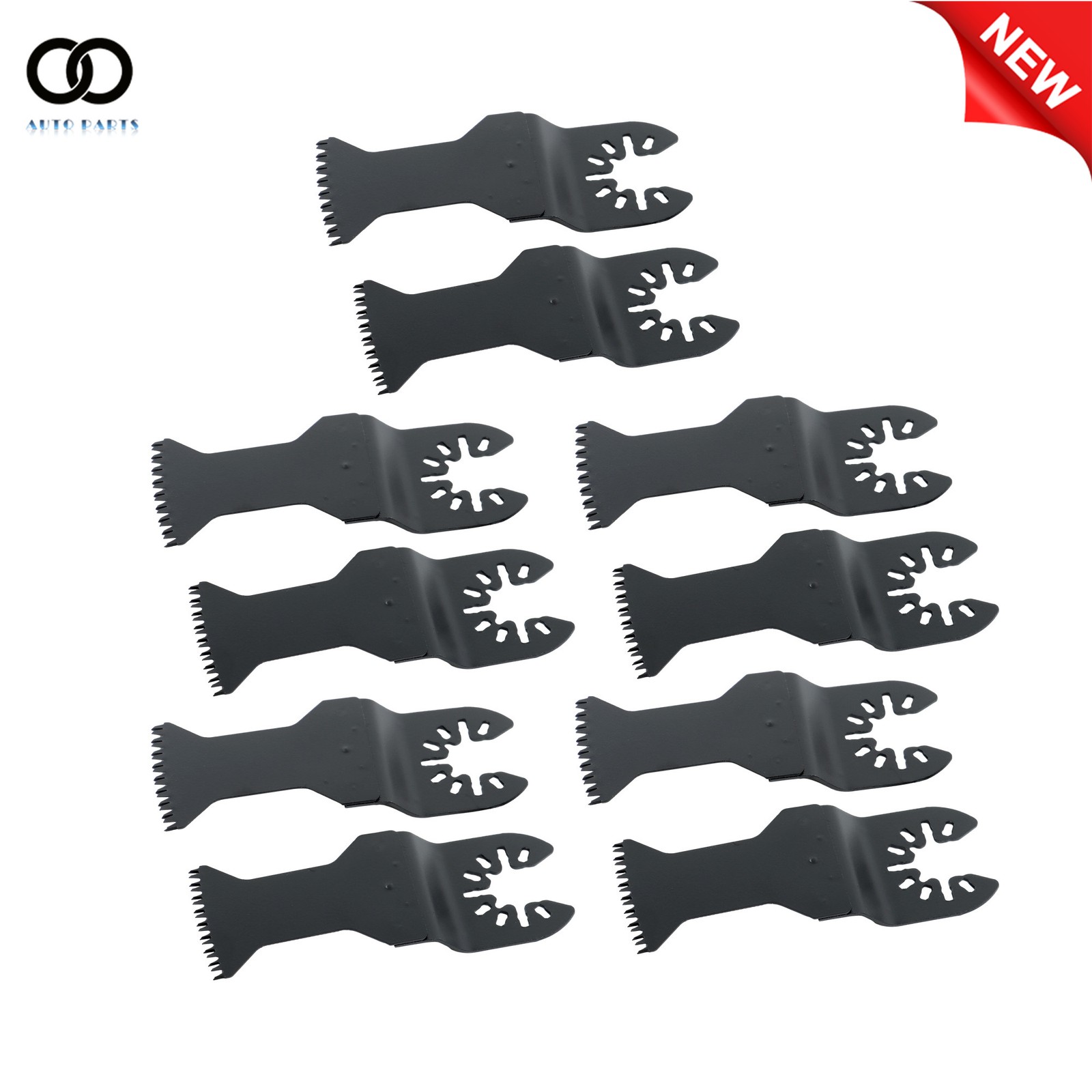 For Wood Japanese Tooth Oscillating Saw Blades 10PCS Curved Multi Tool Blades