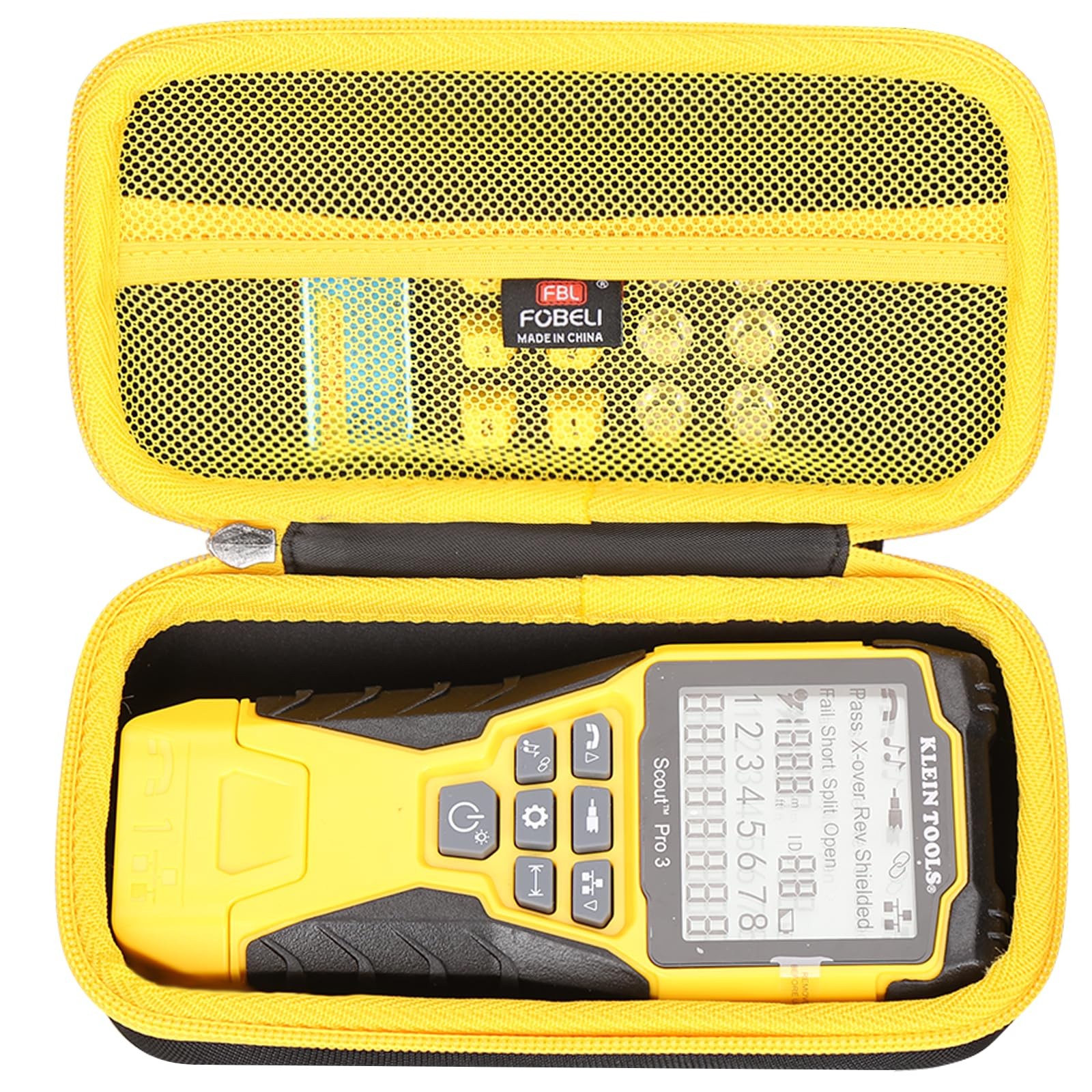 FBLFOBELI Hard Carrying Case Compatible with 7.7 x 4.1 x 2.6 inches, Yellow