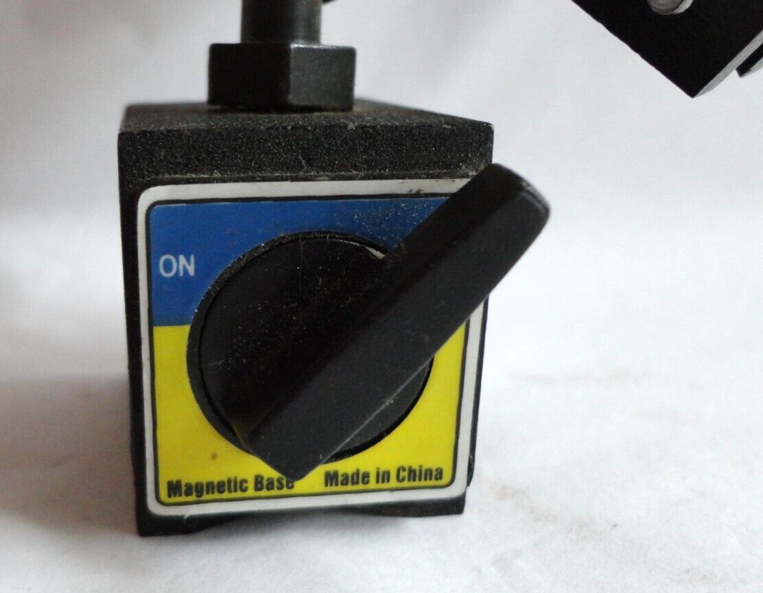 Magnetic Base Adjustable Metal Test Indicator Holder Digital Level 7-3/4"