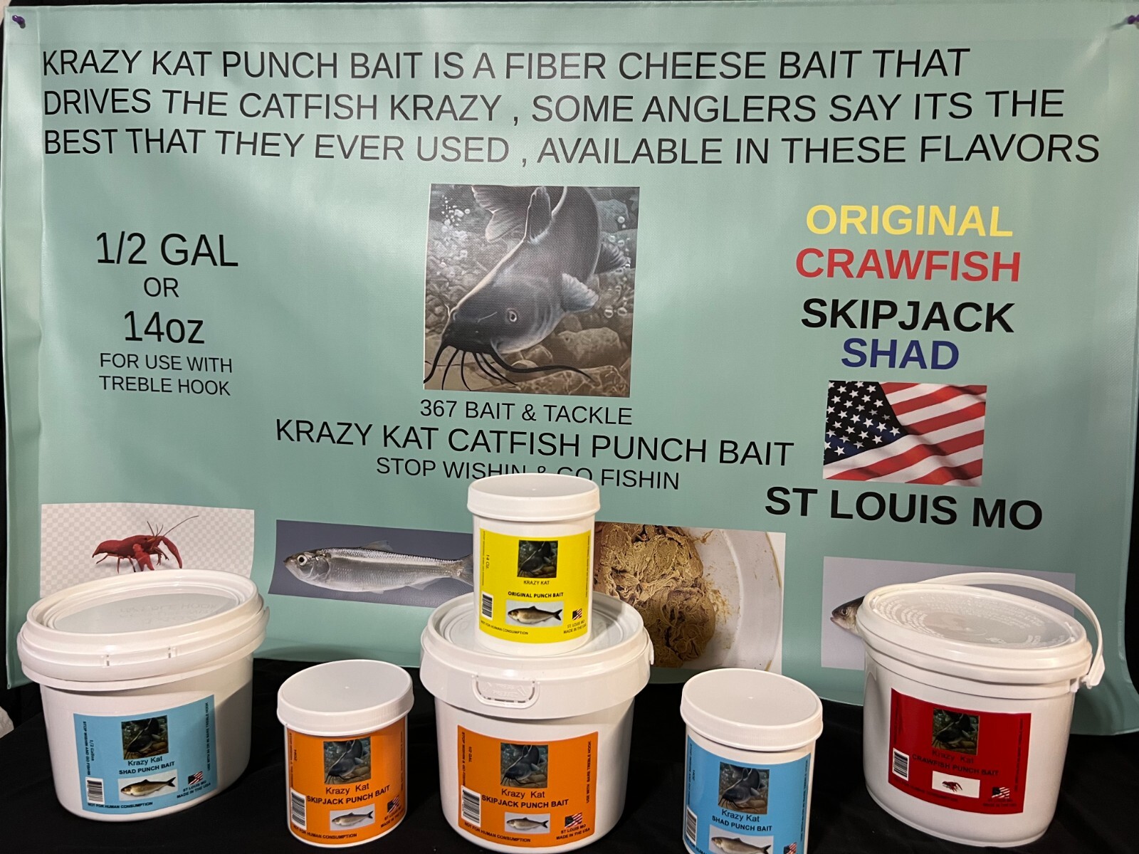 KRAZY KAT CATFISH PUNCH BAIT