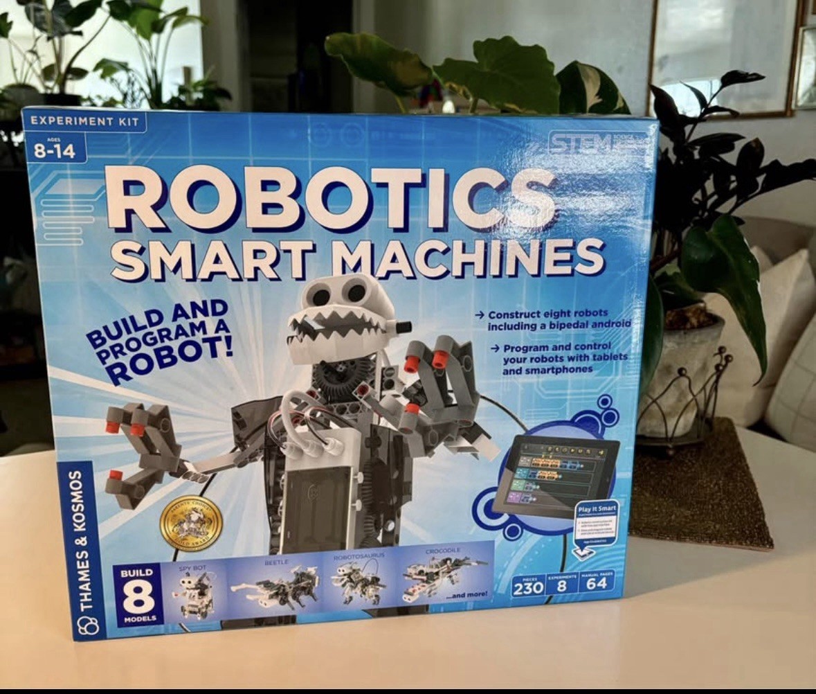 Thames & Kosmos Robotics Smart Machines STEM Experiment Kit Ages 8-14