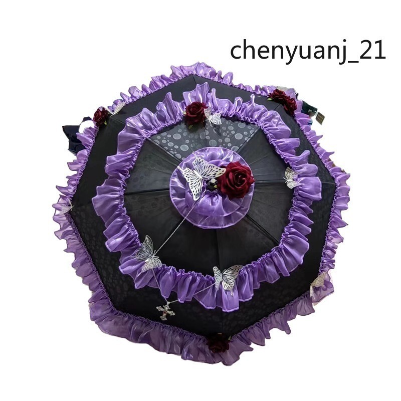 Love Chunibyo&Other Delusions Takanashi Rikka Cosplay Automatic Anime Umbrellas