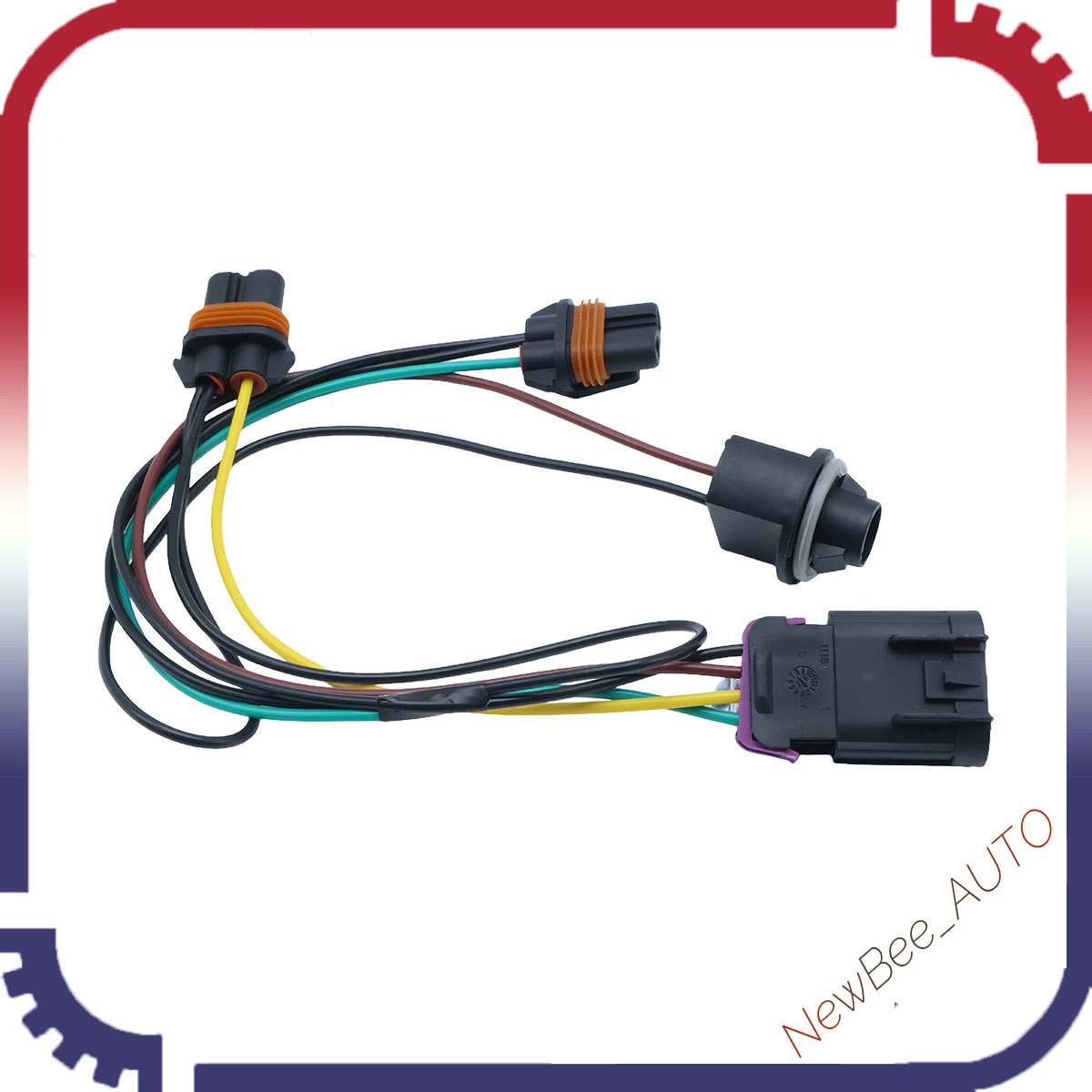 16530756 For Pontiac Grand Prix 2004-2008 Head Light Bulb Socket Wiring Harness