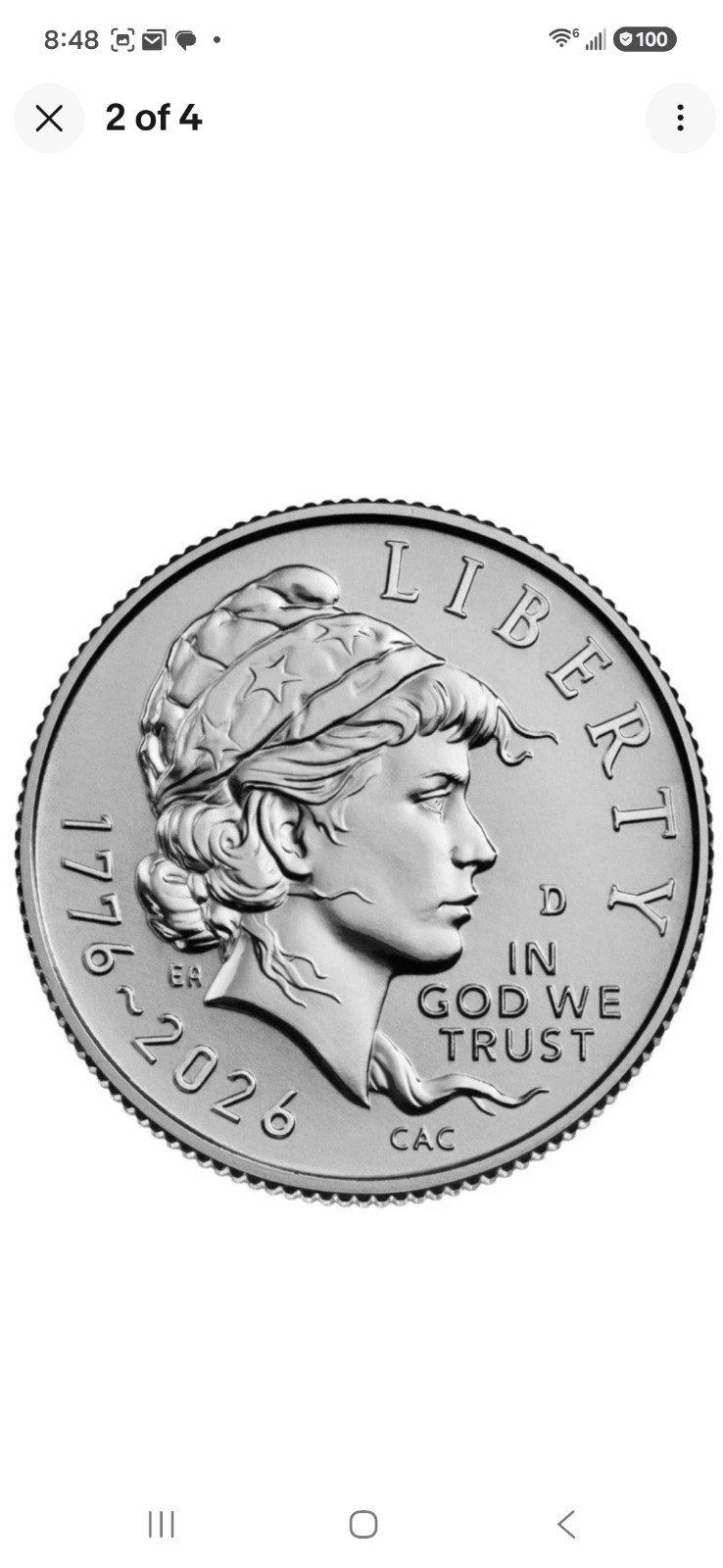 2026 Emerging Liberty Dime P & D ~ Uncirculated ~ Two Coin Set