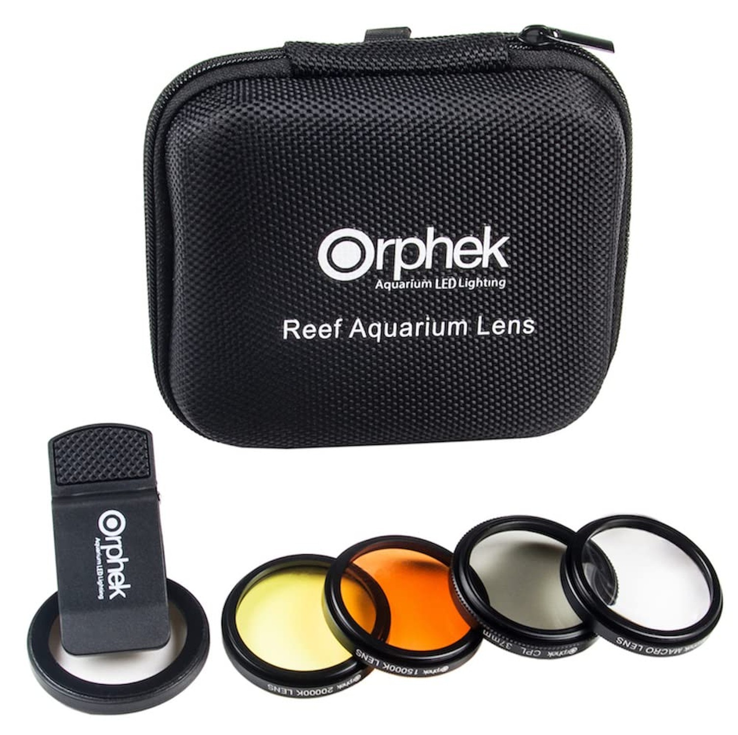 Orphek Coral Lens – Kit for All Smartphones – 4 Lens Included: Macro