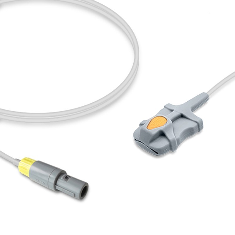 15-100-0057 Compatible Adult Soft Tip SpO2 Sensor 3.0m for Biolight (1Pc)