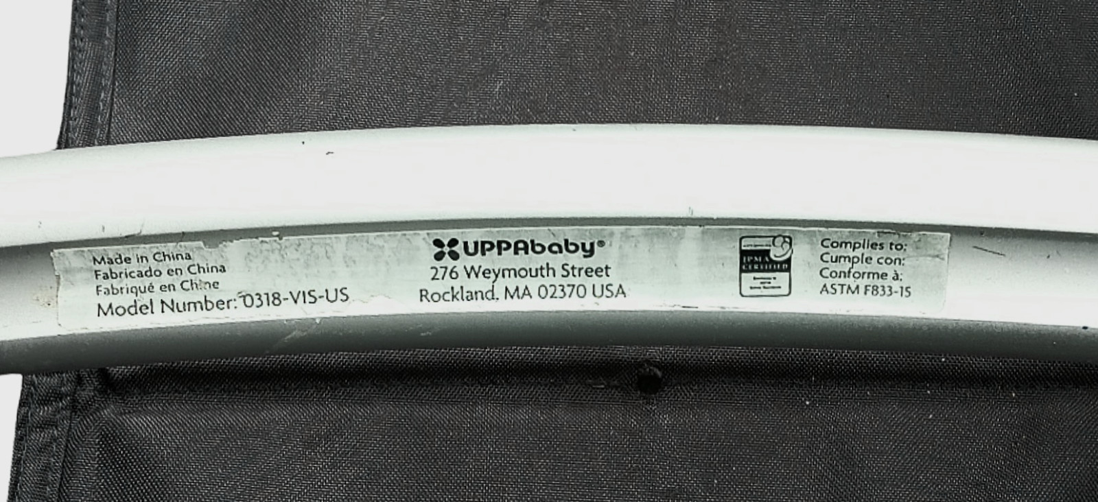 UPPAbaby VISTA (Model 0318-VIS-US-JOR) Replacement frame complete