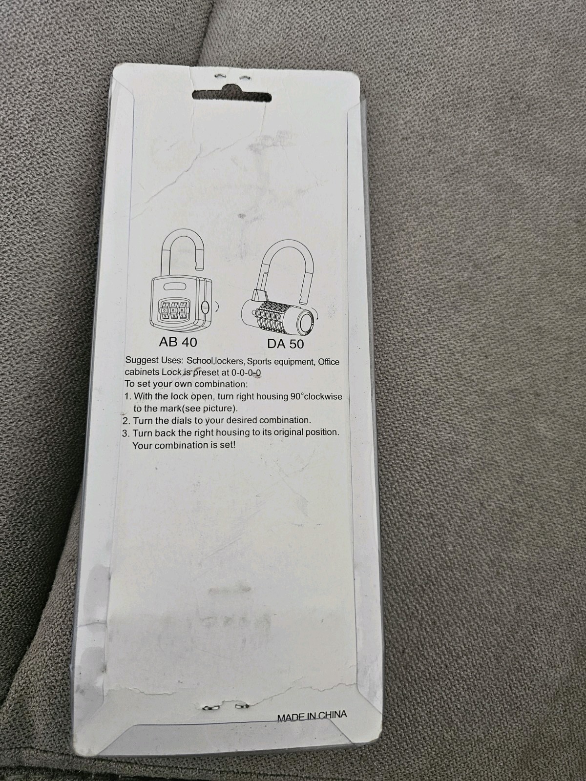 Combination Padlock
