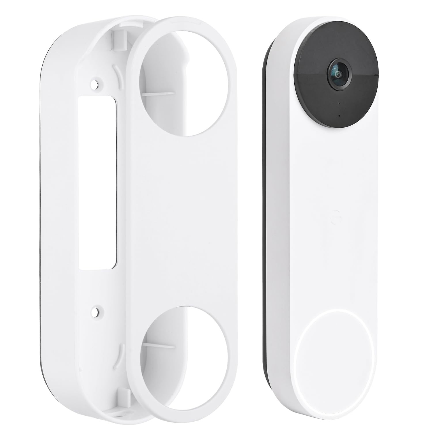 No-Drill Mount for Google Nest Doorbell (Battery), Adhesive Doorbell Mount Brack