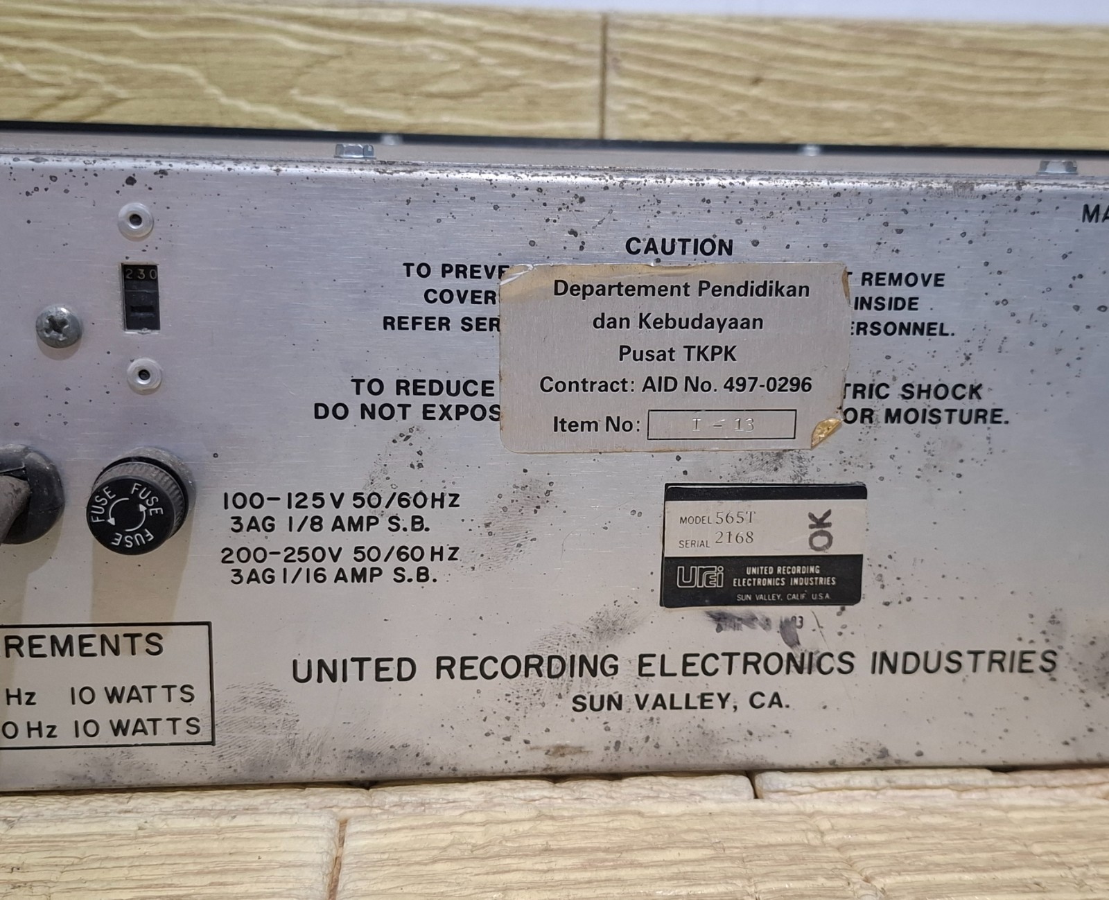 Urei 565 Filter Set