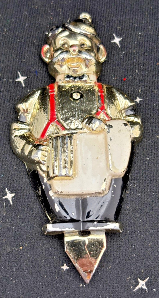 VTG Metal Art Bartender Bottle Opener/Can Punch 5" 1970's
