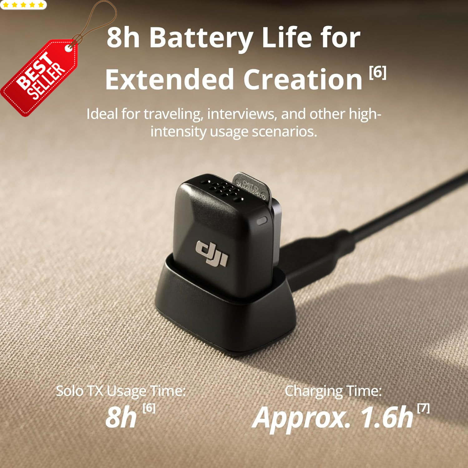 Wireless Lavalier Mic Mini Transmitter Infinity Black Camera Iphone Android US