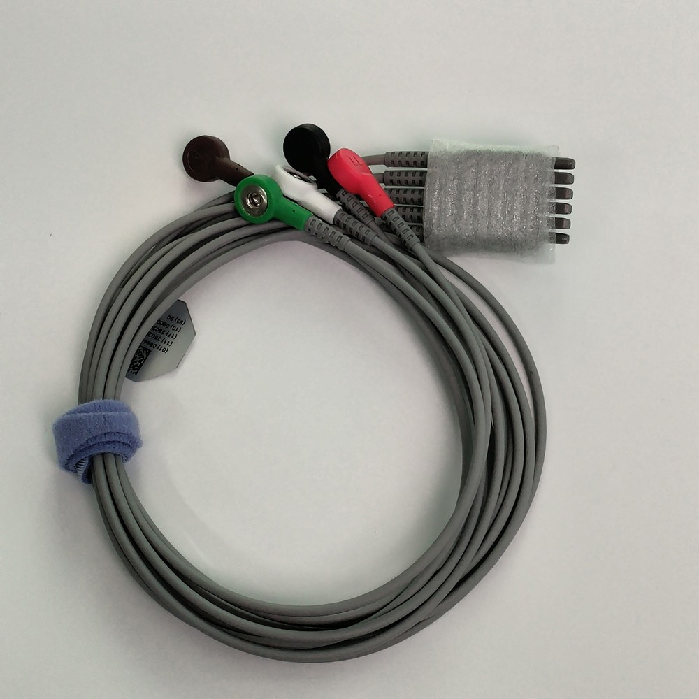 ECG Telemetry Lead Wire 5-Guide for iT20 American Standard Button