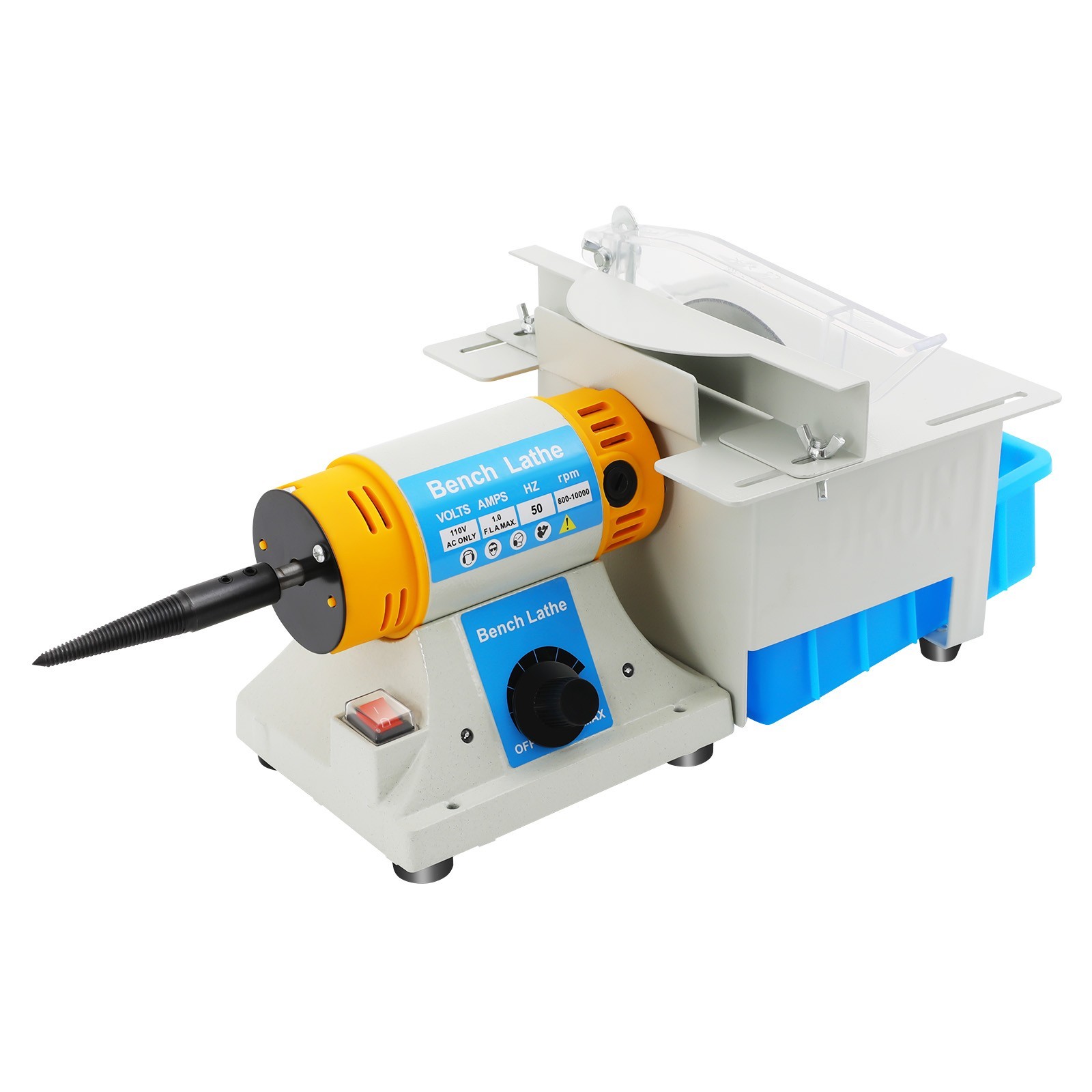 Mini Table Saw, 110V Multifunctional Electric Grinding Machine With Table Saw