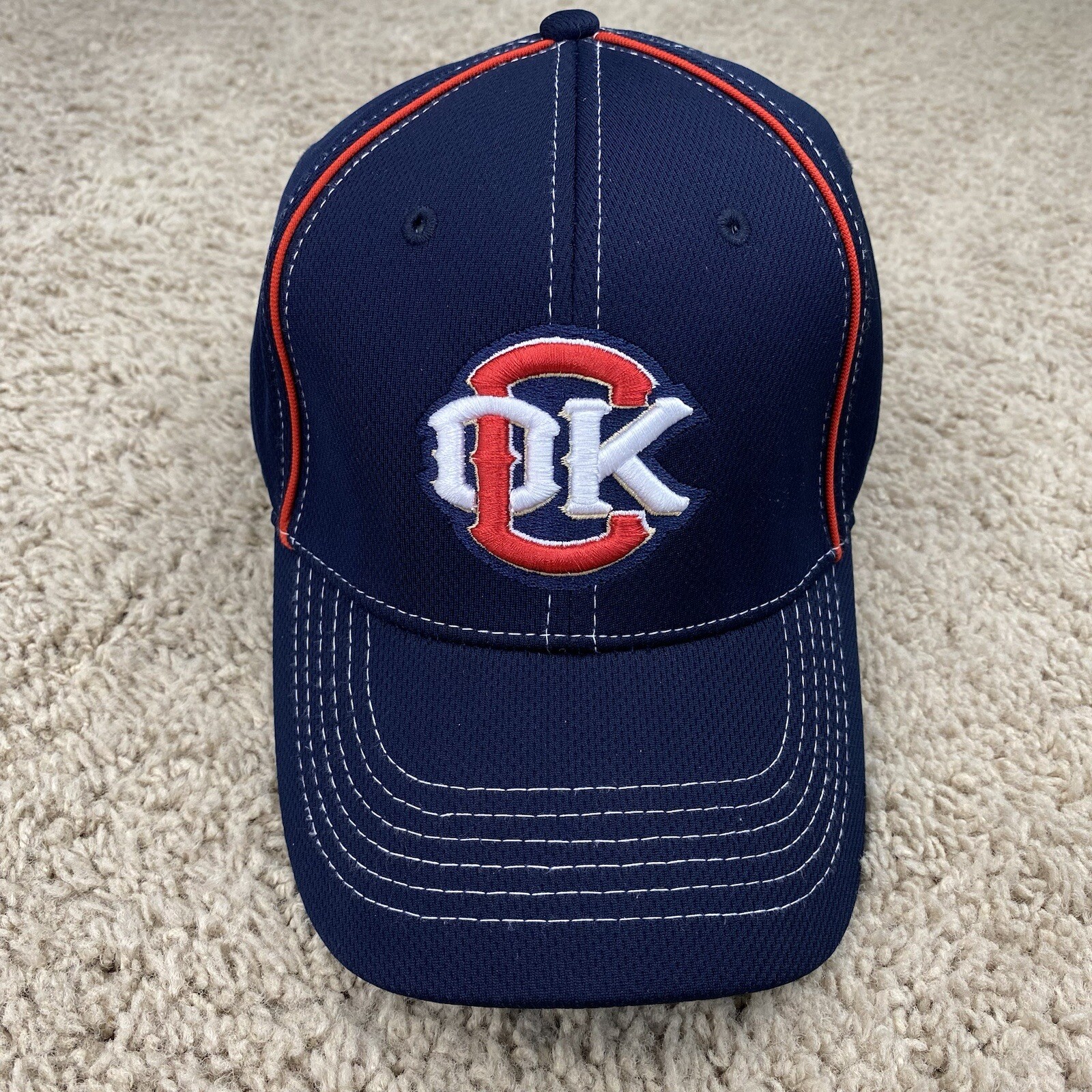 Oklahoma City RedHawks Hat MiLB Minor League Baseball Blue Red Team Logo OSFM