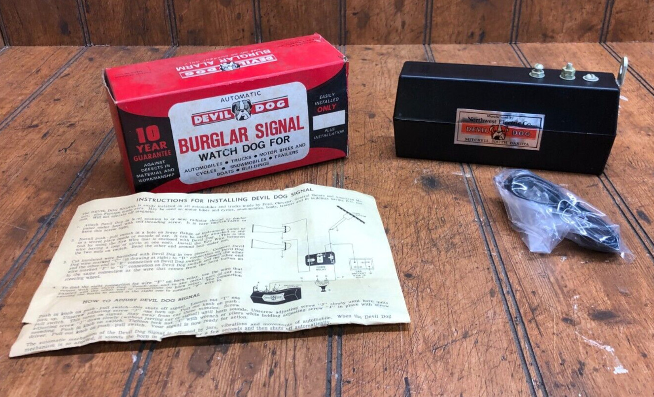 Devil Dog Burglar Signal Watch Dog Alarm for Automobiles, Trucks, Boats & More