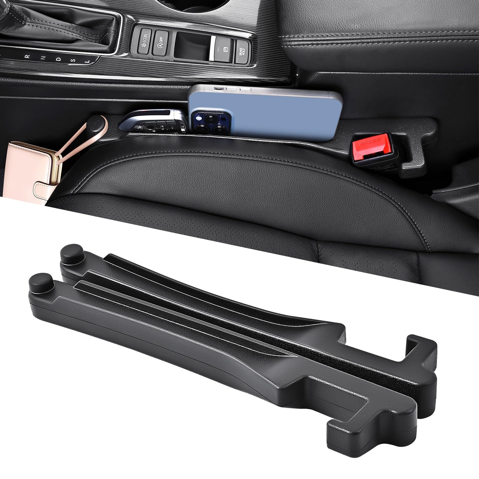 Car Seat Gap Filler, Car Organiser and Storage with Hook