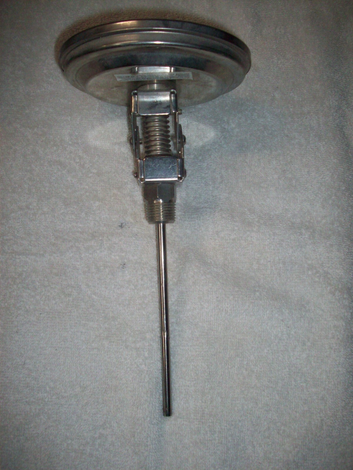 Winters Stainless Steel Thermometer Gauge