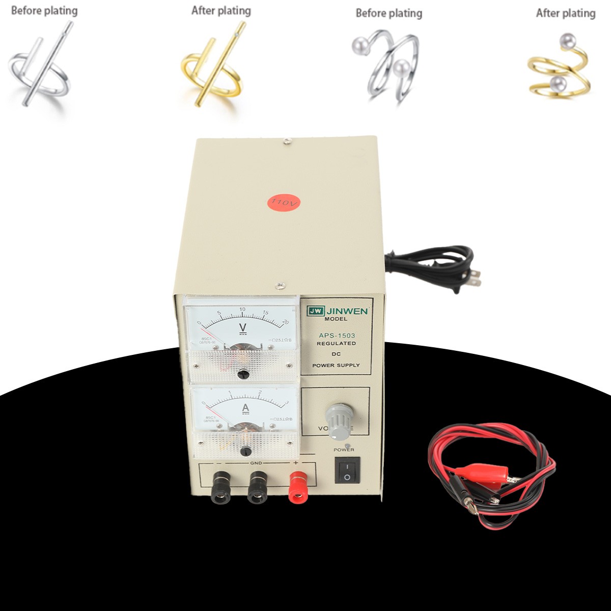 Gold Plating Machine Jewelry Plater Electroplating Kit Jewelry Plating Machine