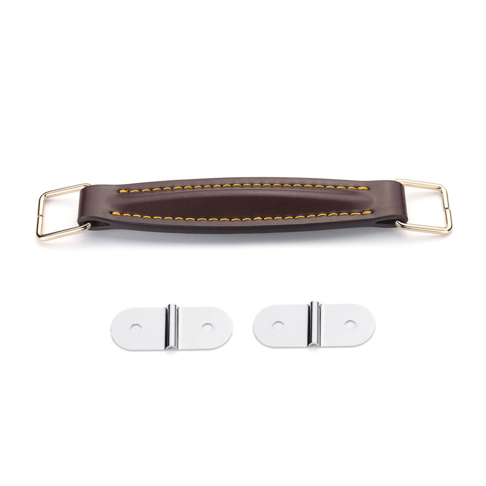 1Pc Guitar Leather Handle w/ Fitting For Marshall Amp AS50D AS100D Coffee