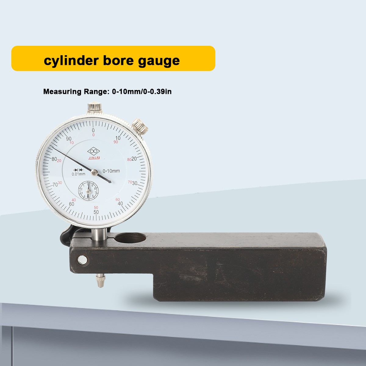 0.00039 Inch Cylinder Liner Protrusion Measurement Tool Dial Indicator 0-10mm