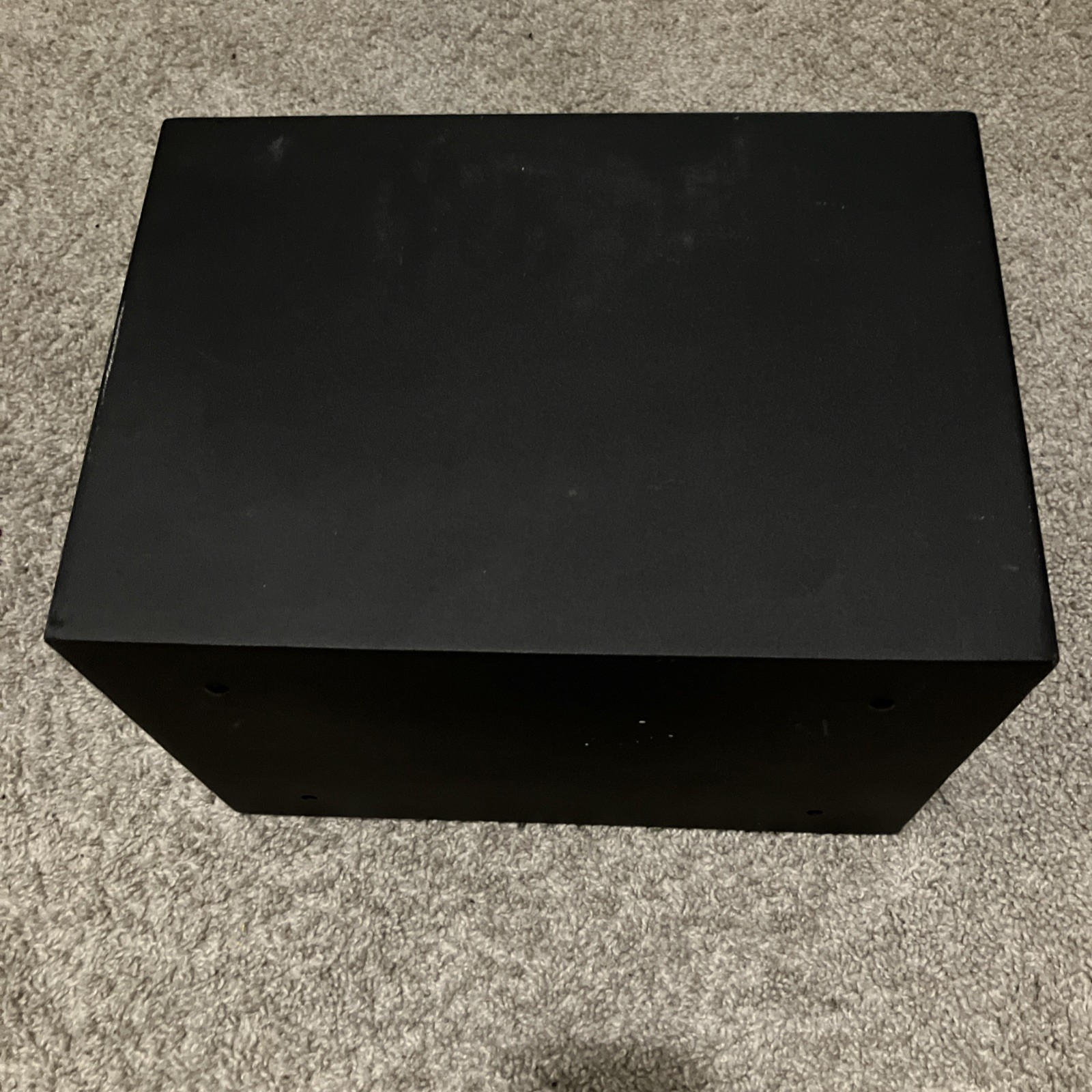 Stack On Mat Black Conpartment Safe Box Security Lock With Code