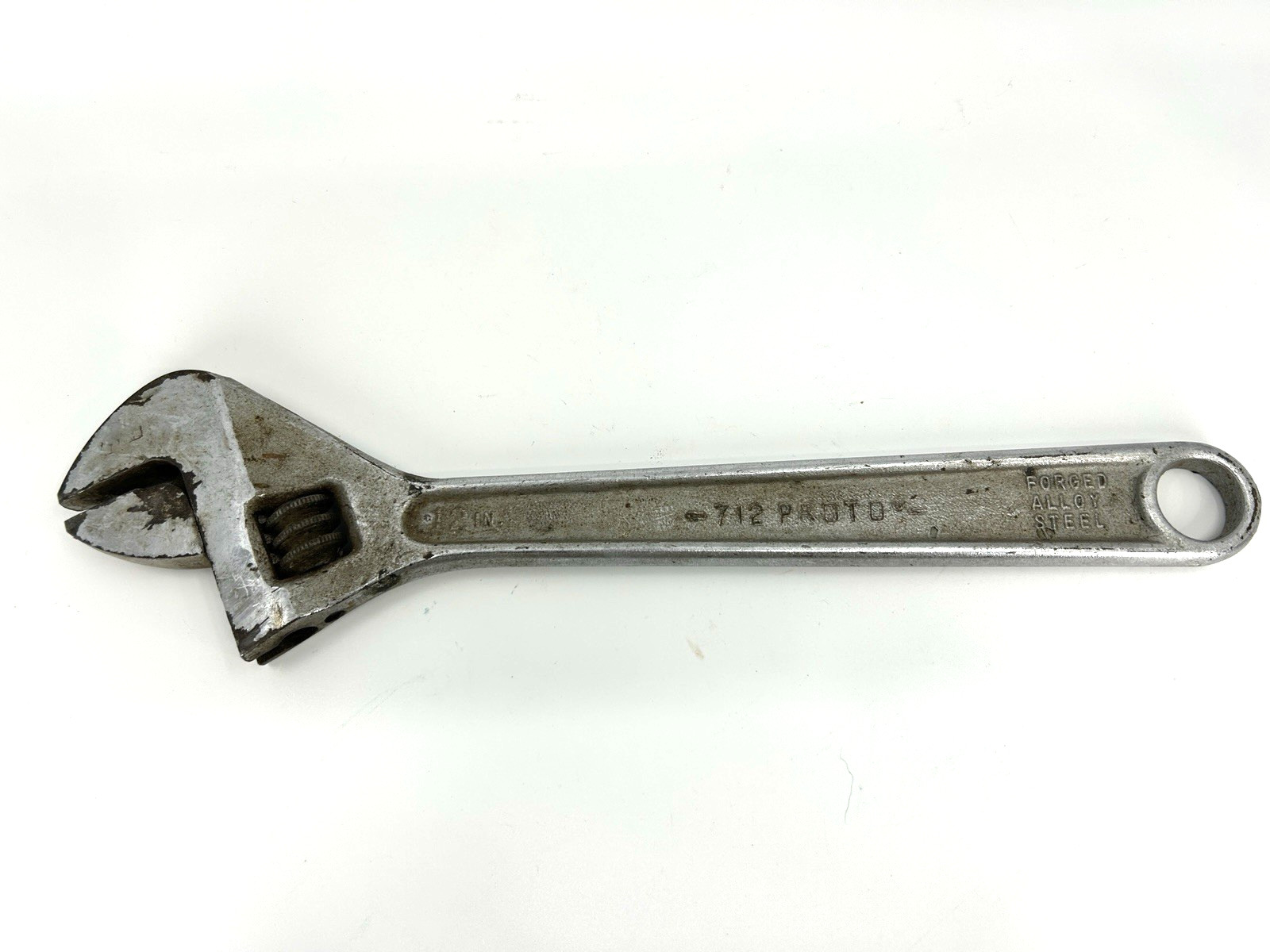 PROTO 712 Professional 12" Adjustable Wrench Forged Steel300mm USA American Tool