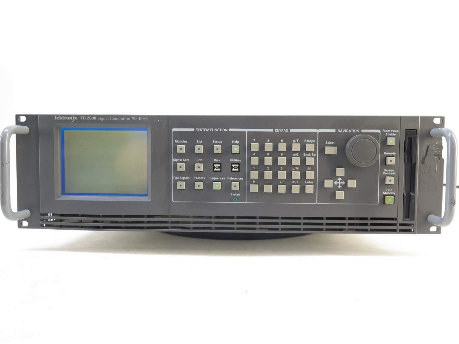 Tektronix TG2000 VIDEO GENERATOR With Modules: CPU, GP1, AVG1, BG1, Clock